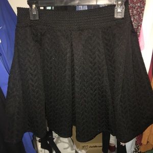 Black Skirt with elastic waistband